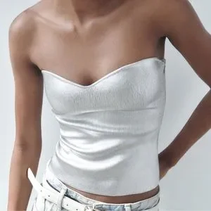 トップス Herpraha circular bustier silver 203813297-1-silver